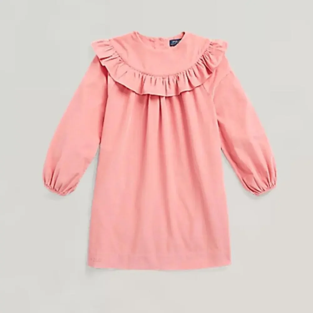 NWT Ralph Lauren Ruffled Cotton Corduroy Dress